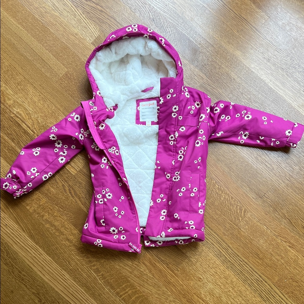 Cat & Jack winter coat girl’s pink 5T